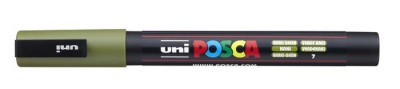 Dekormarker, 0,9-1,3 mm, UNI "Posca PC-3M", khaki