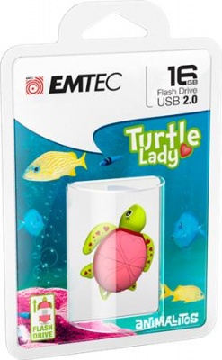 Pendrive, 16GB, USB 2.0, EMTEC "Lady Turtle"