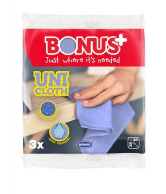 BONUS Univerzális törlőkendő Uni Cloth 3db-os